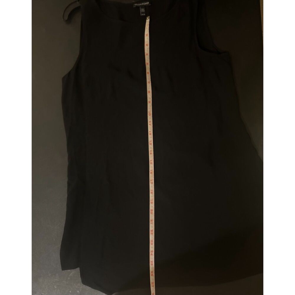 Eileen Fisher Silk Black Tank Top Womens XS - Picture 3 of 6